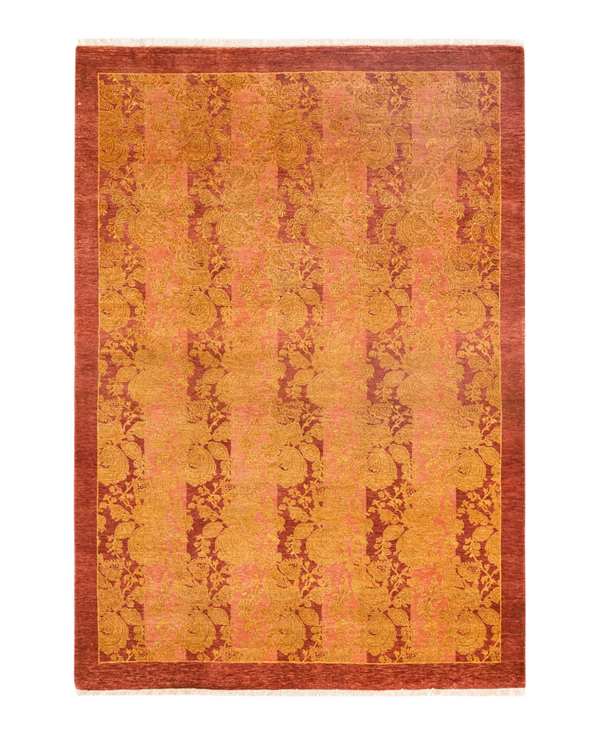 Closeout! Adorn Hand Woven Rugs Mogul M15745 4'1in x 6'1in Area Rug - Pink