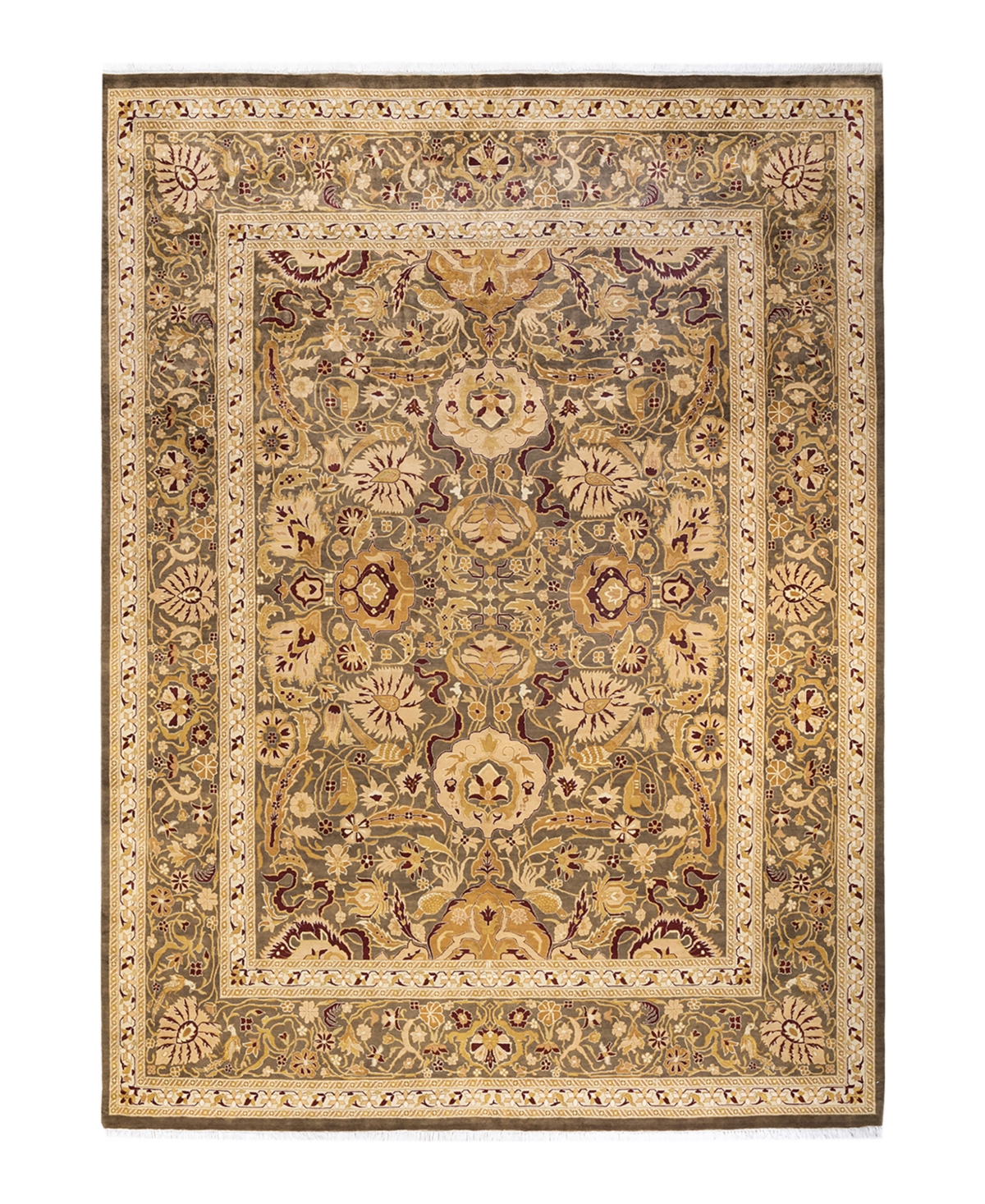 Closeout! Adorn Hand Woven Rugs Mogul M131029 9'1in x 12'4in Area Rug - Brown