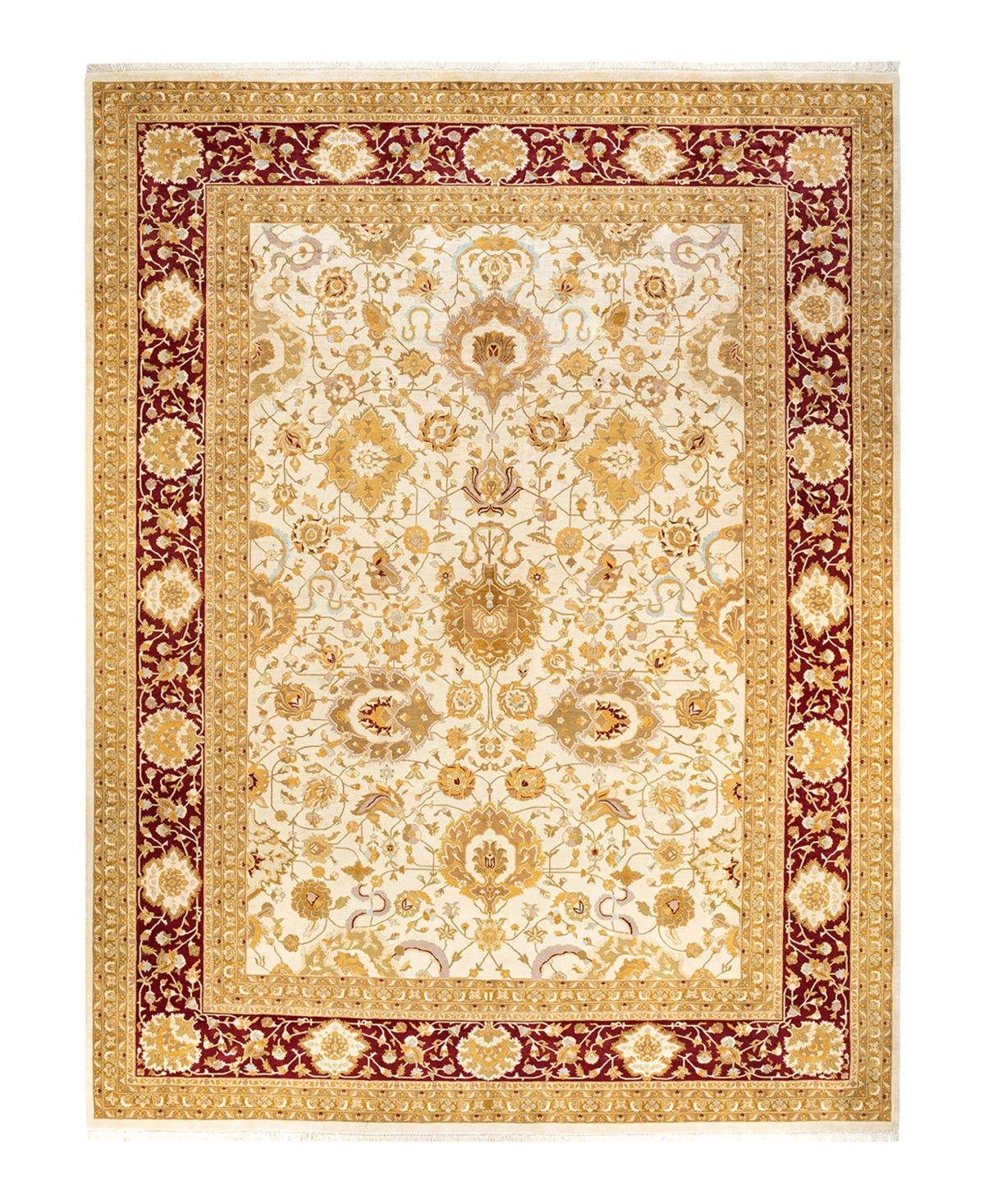 Closeout! Adorn Hand Woven Rugs Mogul M131514 10'2in x 13'9in Area Rug - Ivory