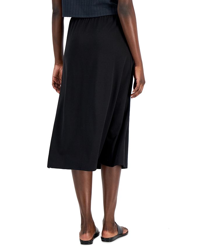 Eileen Fisher Straight Slit Jersey Skirt - Macy's