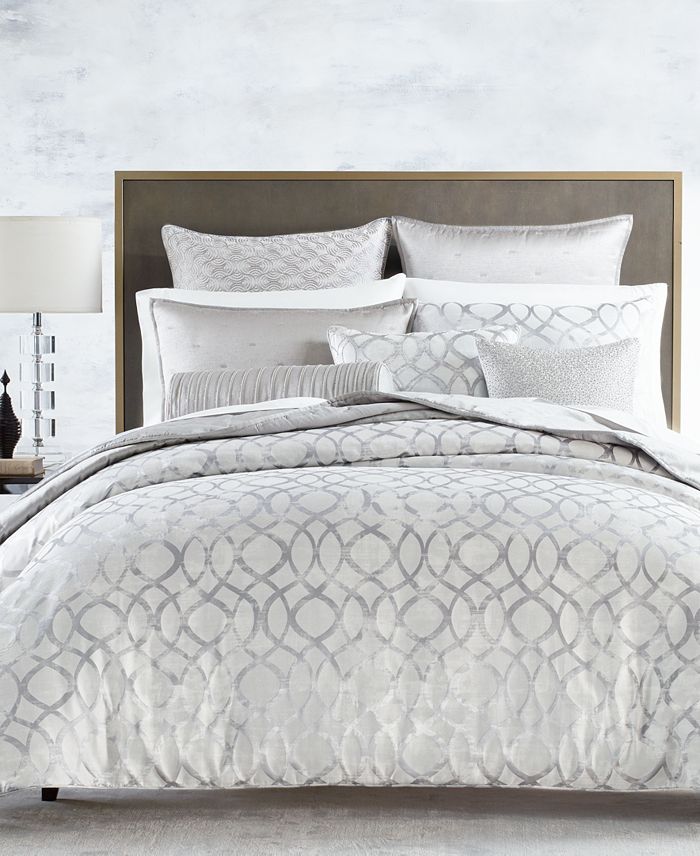 3-Piece Hotel Collection Helix Comforter Set (Full/Queen)