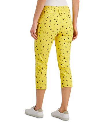 Charter Club Floret Denim Bristol Capri Pants Created for Macy s
