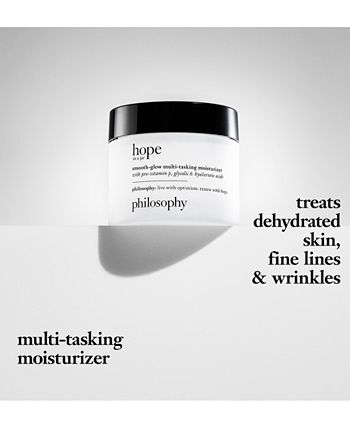 philosophy - hope in a jar smooth-glow multi-tasking moisturizer with pro-vitamin p, glycolic & hyaluronic acids, 0.5-oz.