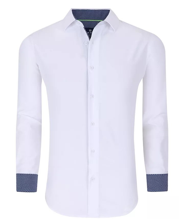 Men's Slim Fit Performance Solid Button Down Shirt