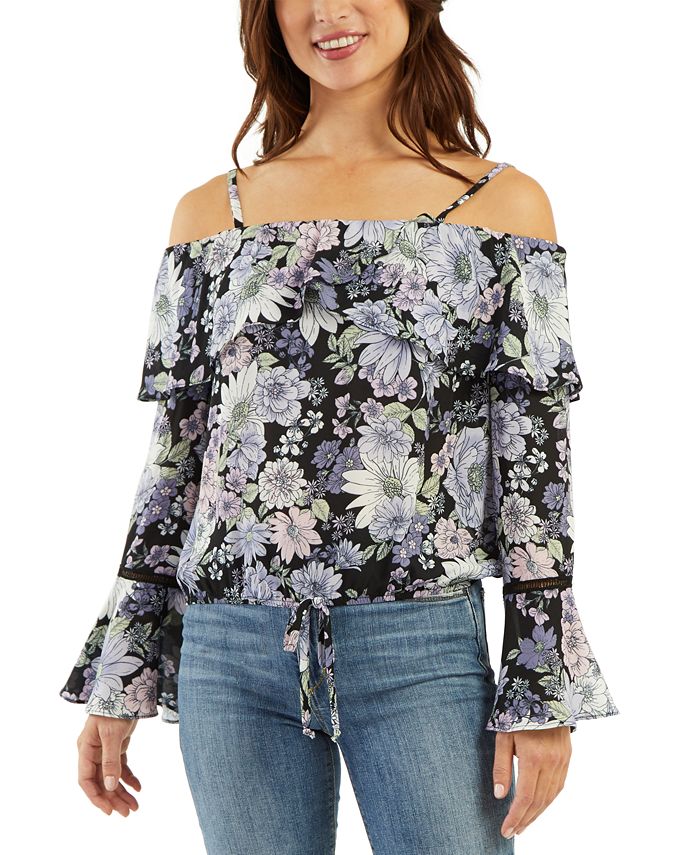 Off the clearance shoulder drawstring top