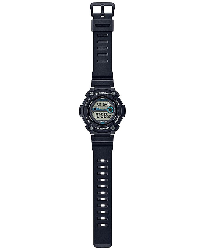 Casio - Men's Digital Black Resin Strap Watch 51mm
