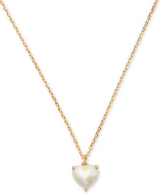 kate spade new york Gold-Tone Birthstone Heart Pendant