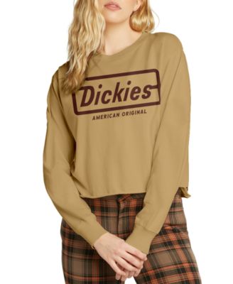 Dickies - Juniors' Cotton Logo Crop Top