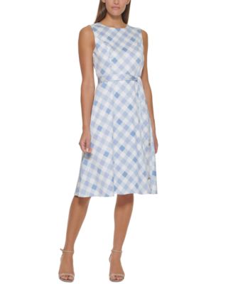 Tommy Hilfiger - Sleeveless Gingham Dress