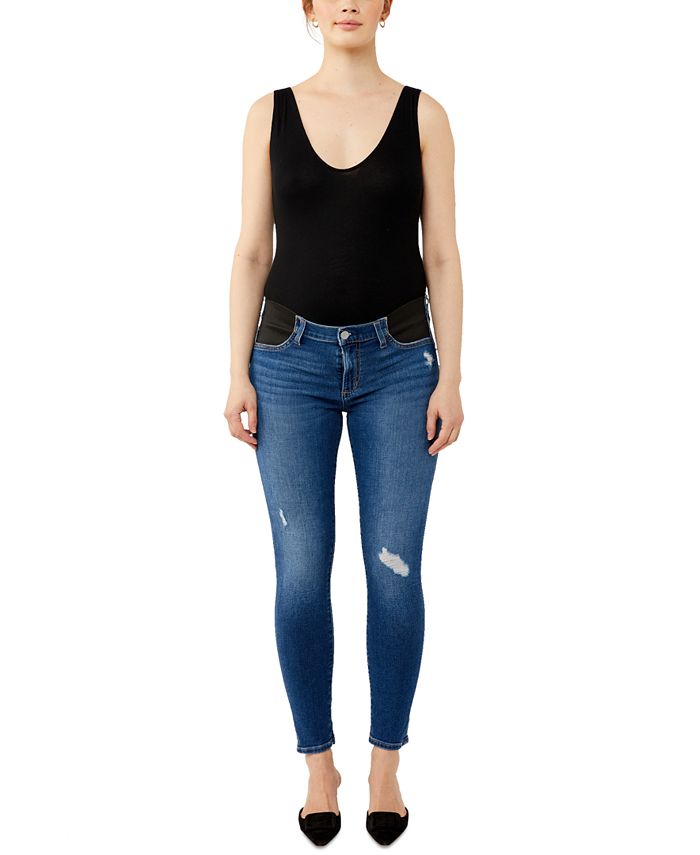 Joe's Jeans SidePanel Skinny Maternity Jeans Macy's