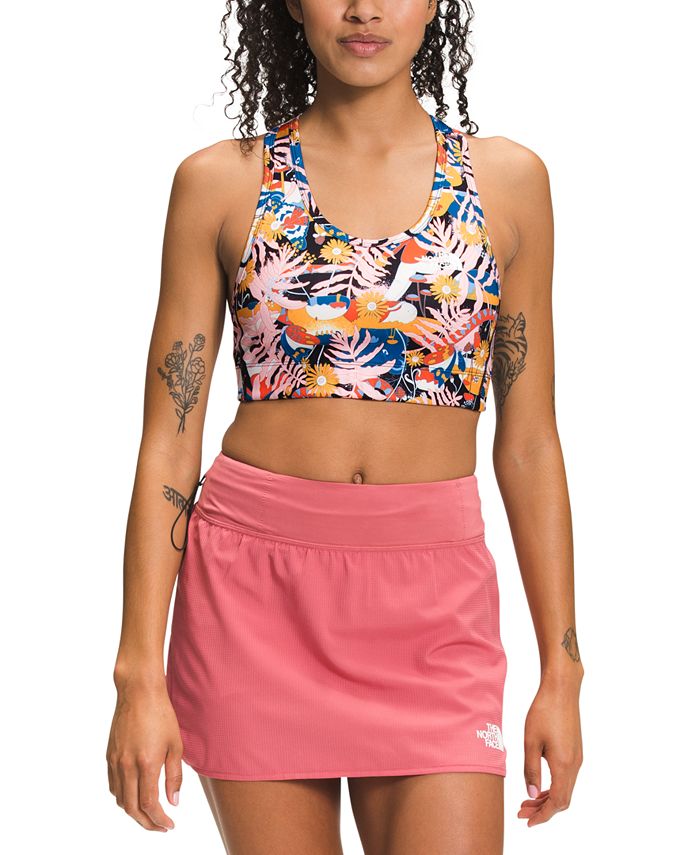 WOMEN'S PRINTED MIDLINE BRA, The North Face