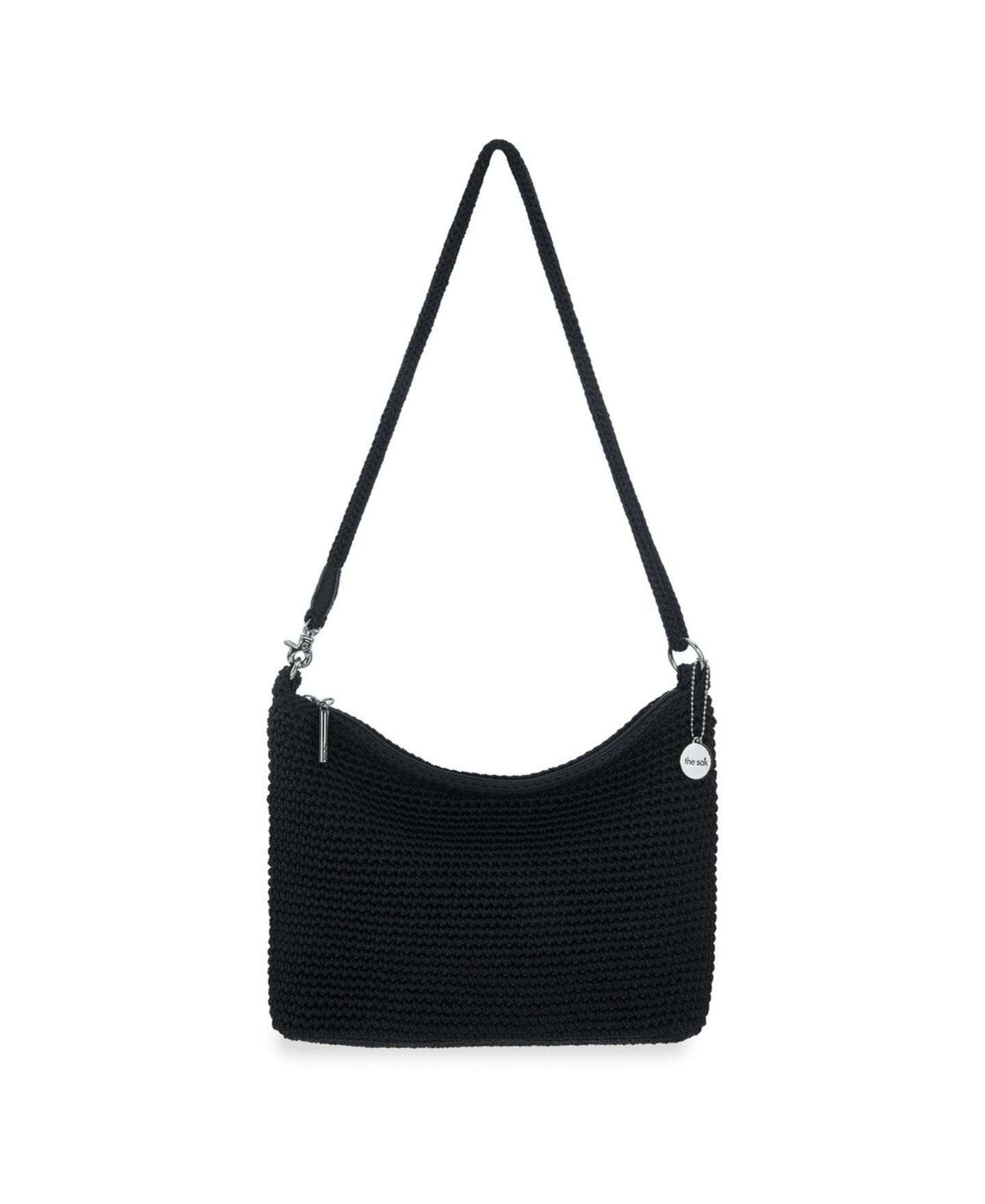Женская сумка The Sak Lumi Crochet Small Crossbody Handbag, цвет: Чёрный — фото 1