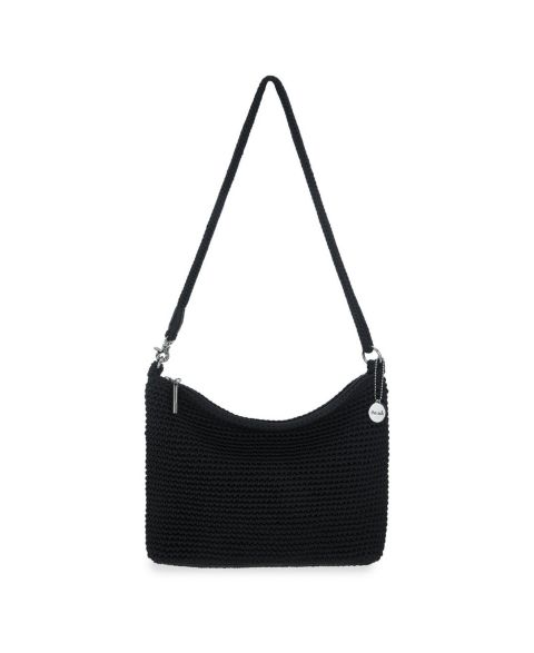 Женская сумка The Sak Lumi Crochet Small Crossbody Handbag, цвет: Чёрный