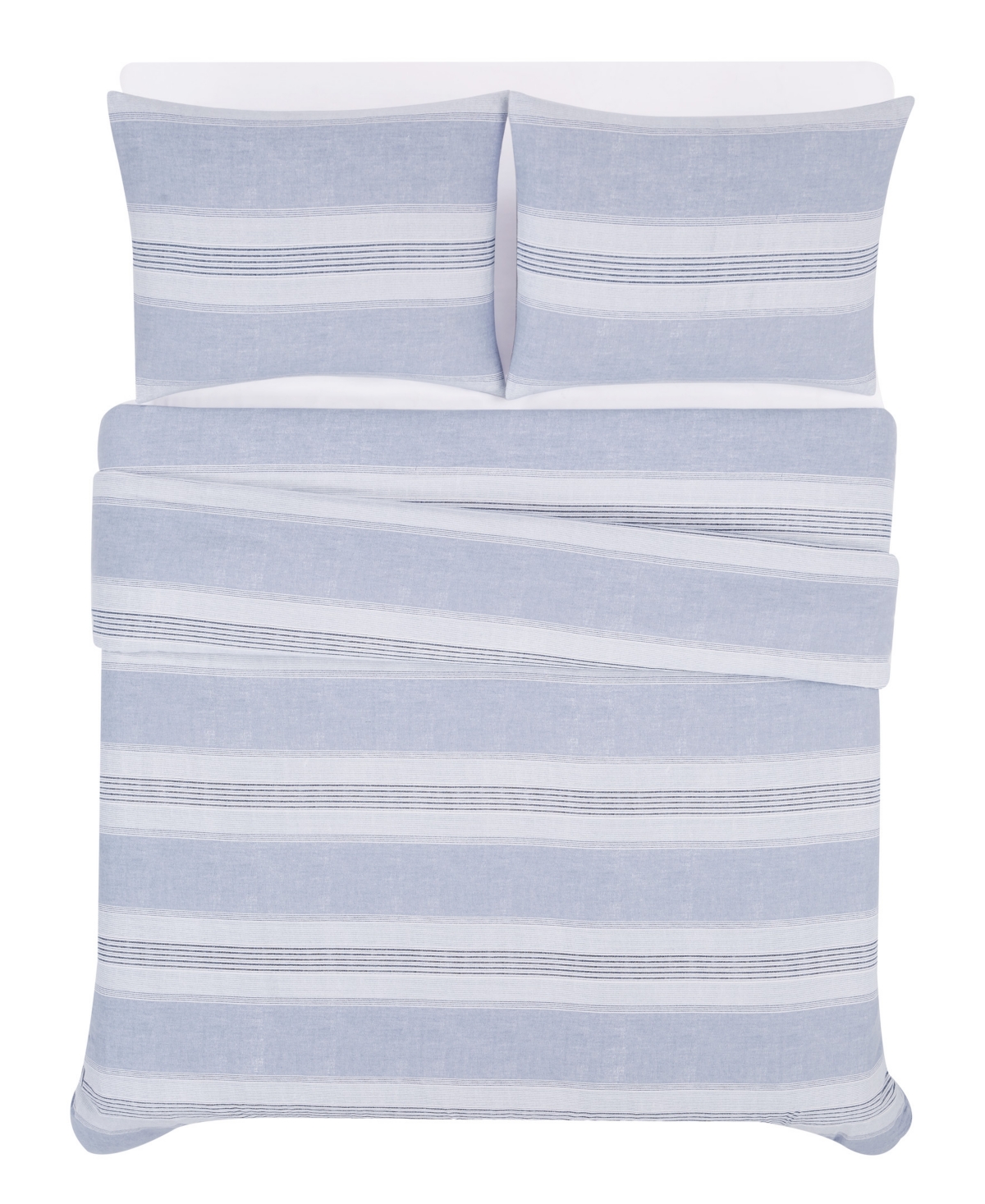 London Fog Stripe Flannel 2-Pc. Comforter Set, Twin Xl