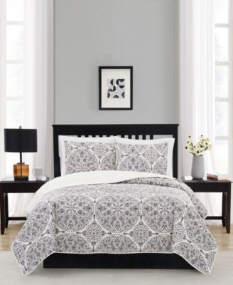 Cannon Gramercy Quilts In Gray