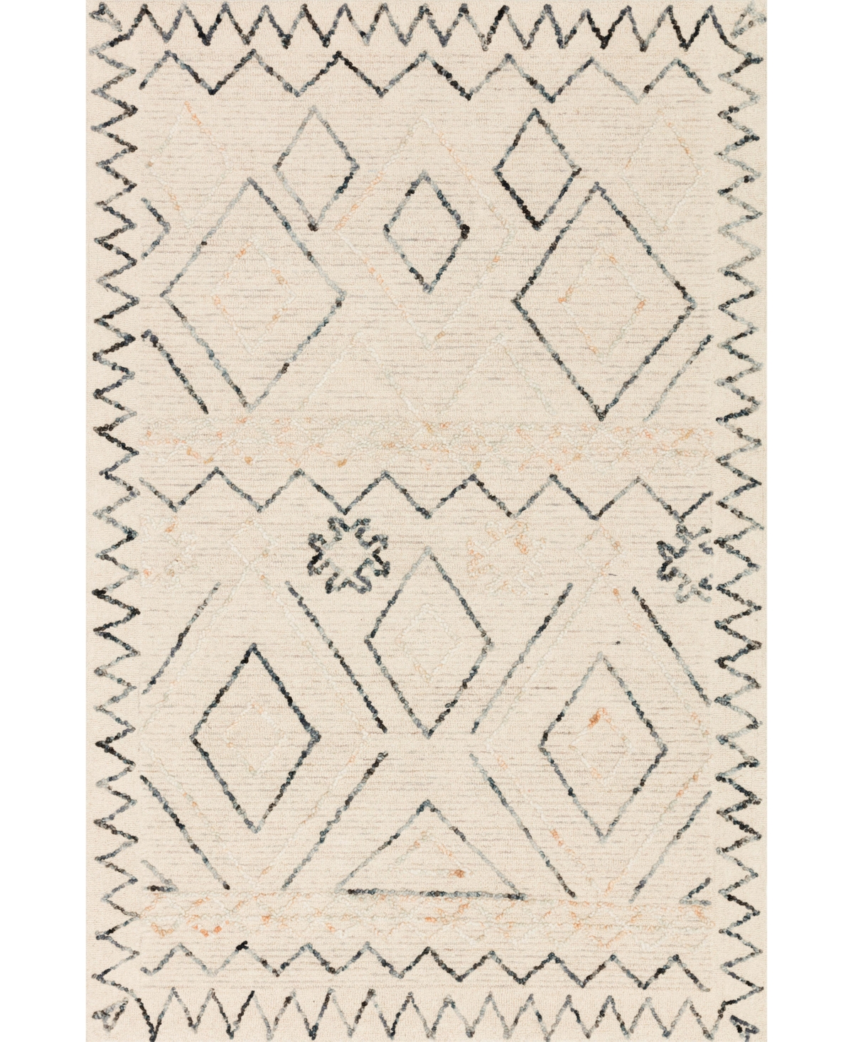 Justina Blakeney Leela Lee-02 7'9in x 9'9in Area Rug - Oatmeal