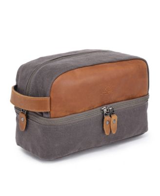 Stone Creek Waxed Canvas Toiletry Bag