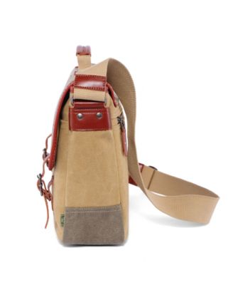 Mountain Wood Canvas Messenger Bag