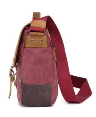 Mountain Wood Canvas Messenger Bag