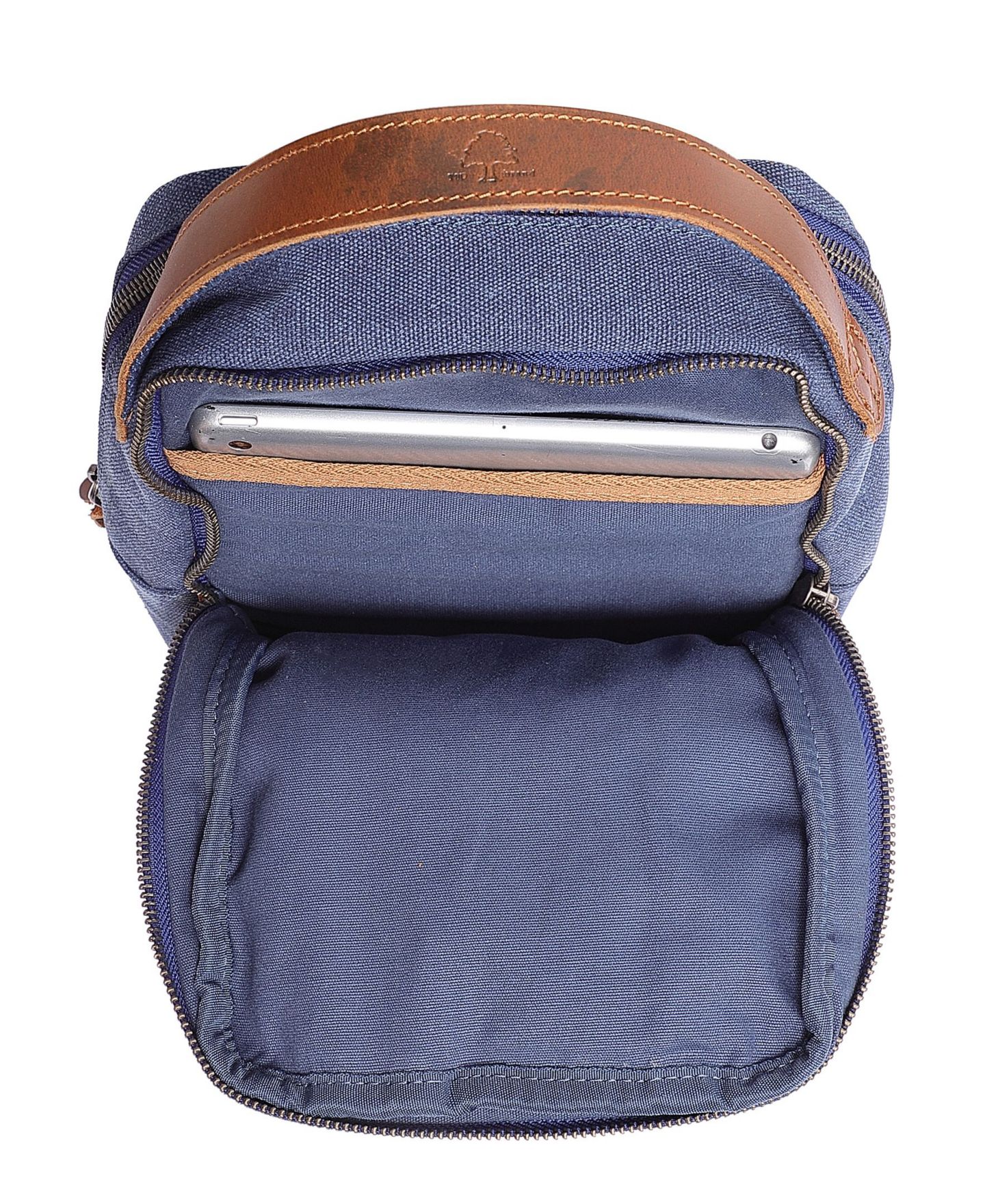 Женская сумка TSD BRAND Madrone Convertible Canvas Sling, цвет: Тёмно-синий — фото 4