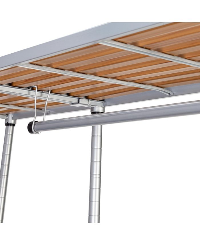 Honey Can Do Freestanding Steel Closet with Basket Shelves Macy's