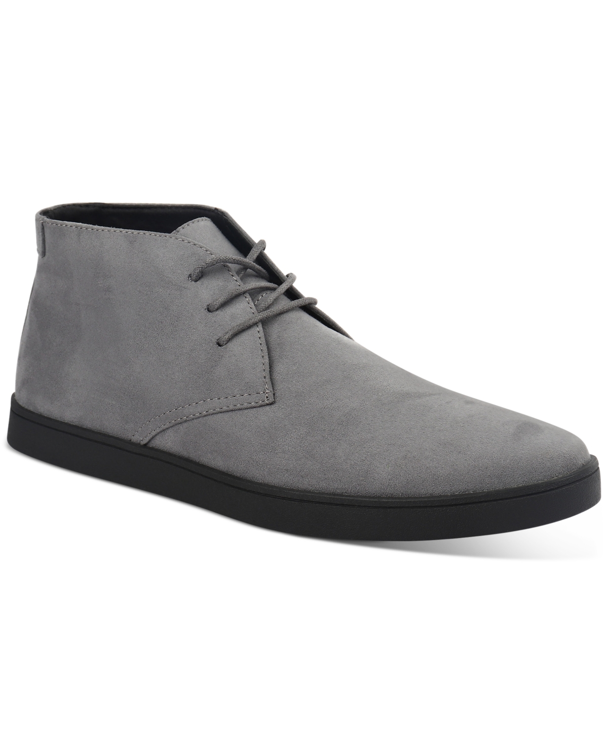 Alfani Men s Barrett Faux Suede Lace Up Chukka Boots Created for Macy s Men s Shoes Smart Closet