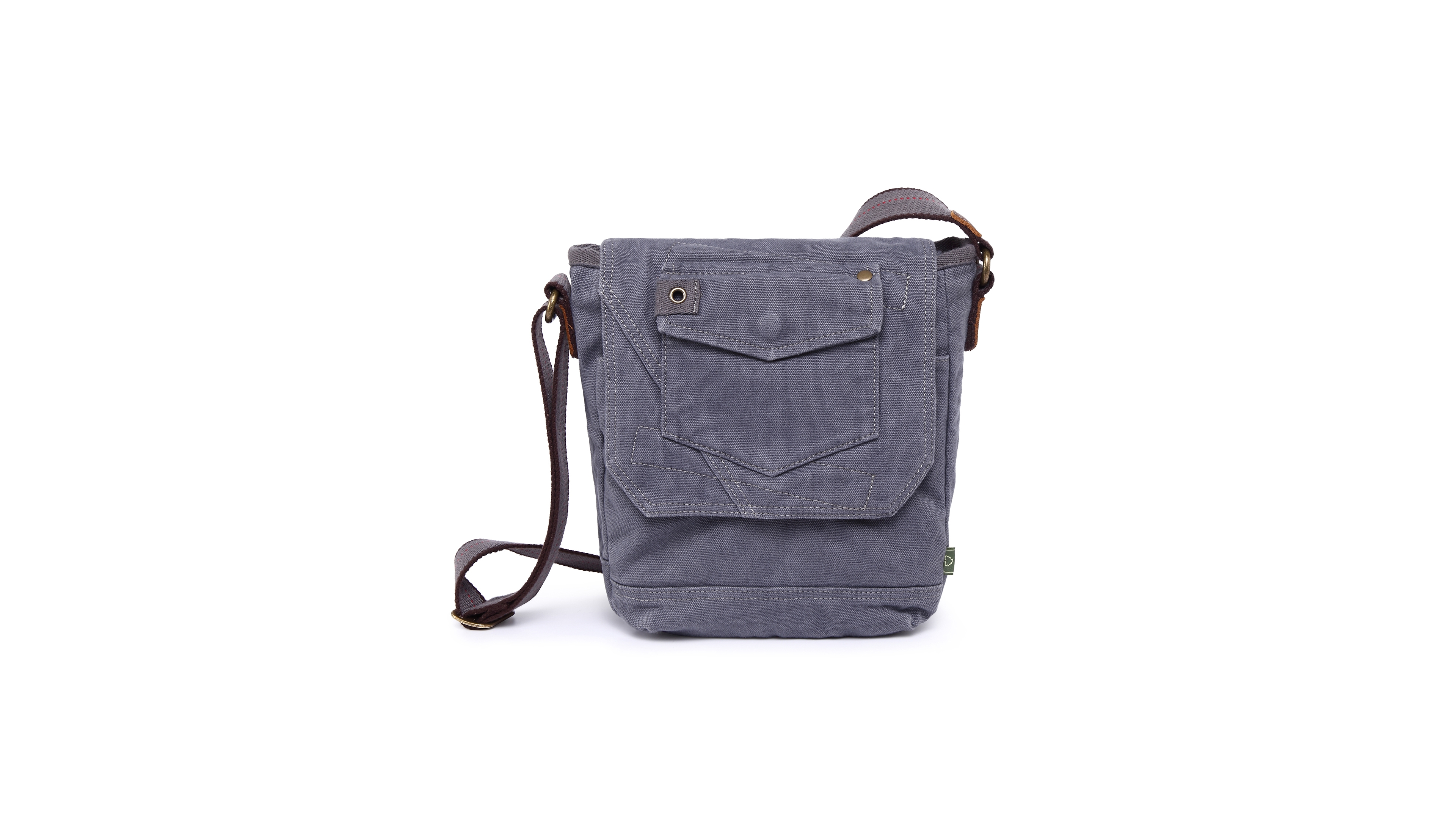 Tsd Brand Spring Palm Canvas Crossbody Bag