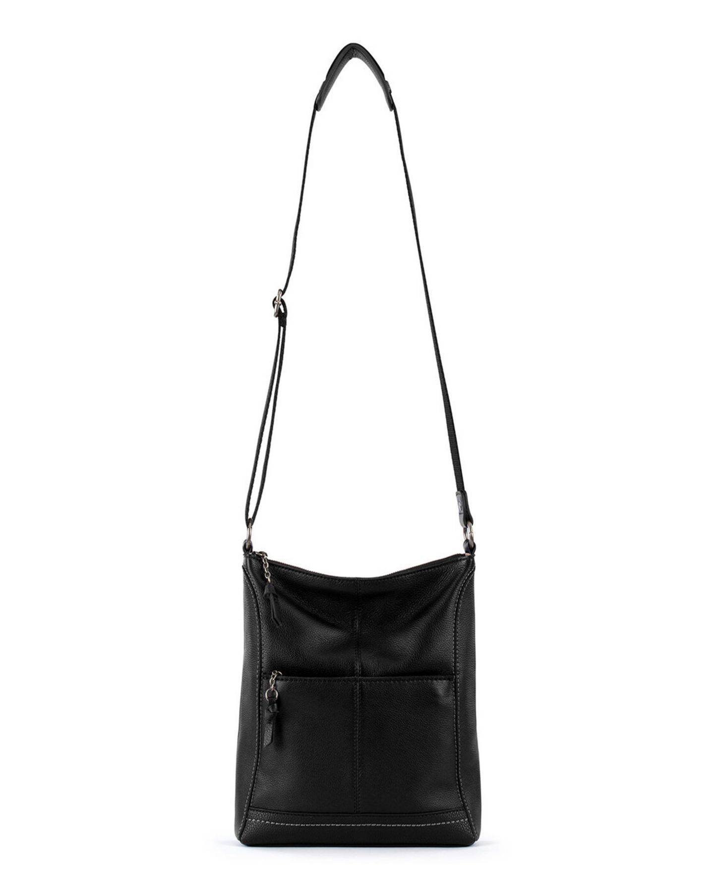 Женская сумка The Sak Lucia Leather Crossbody, цвет: Чёрный — фото 7