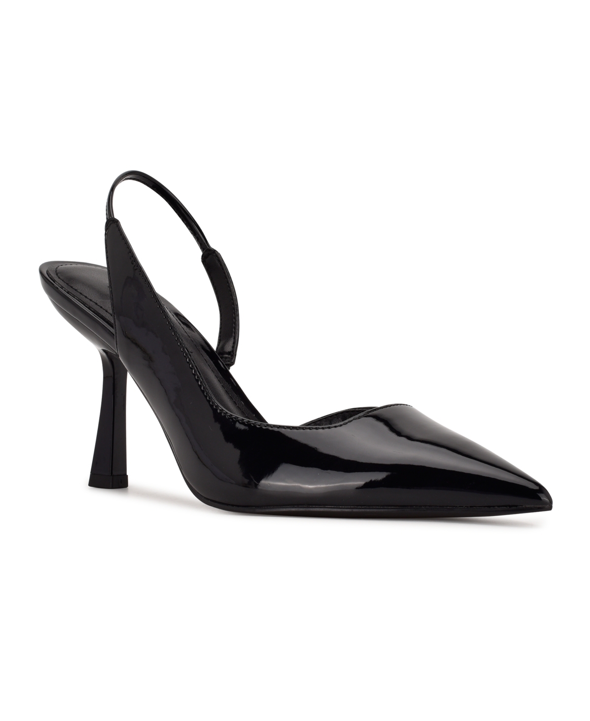 Nine West Women's Mollie Pointy Toe Heeled Slingbacks Pumps Women's ...