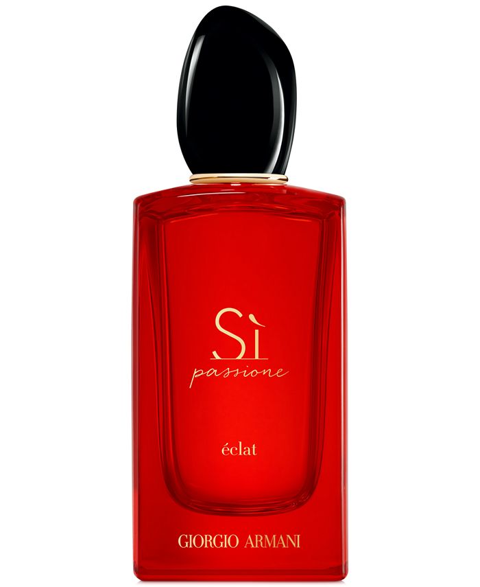 Giorgio Armani Sì Passione Éclat Eau Parfum Spray, 3.4 oz. - Macy's