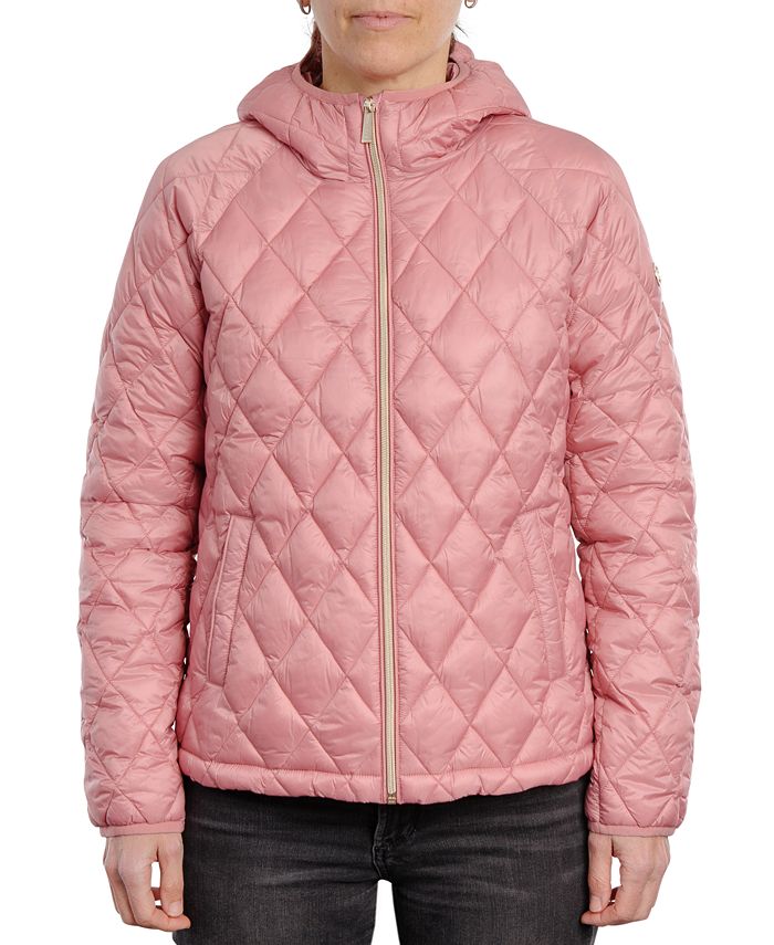 Michael Kors Women's Hooded Quilted Coat & Reviews - Coats & Jackets - Women  - Macy's