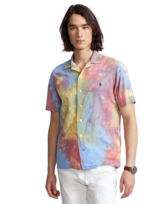 ralph lauren tie dye button down