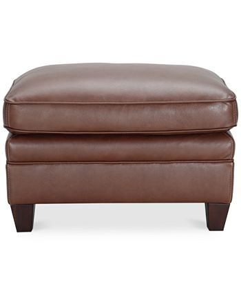 Furniture - Marrick 30" Leather Ottoman