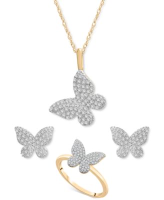 Diamond Pave Butterfly Jewelry Collection Created For Macys