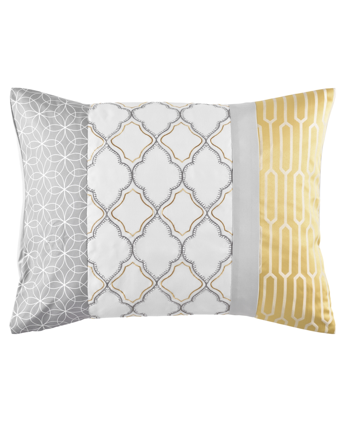 Shop Sunham Ridgewood Queen Comforter Set, 10 Piece In Gray,gold-tone