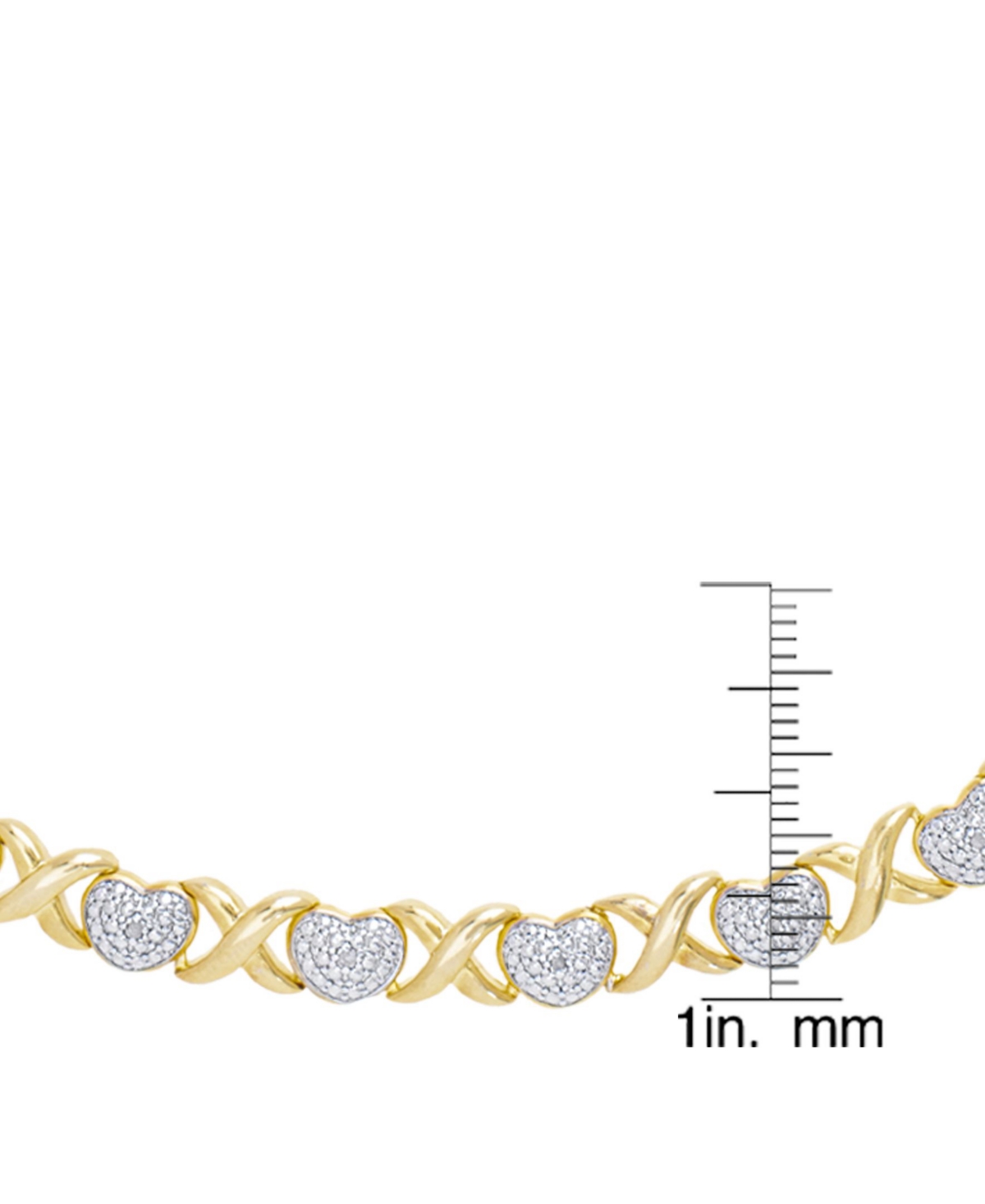 Macy's Women's Diamond Accent Heart Necklace