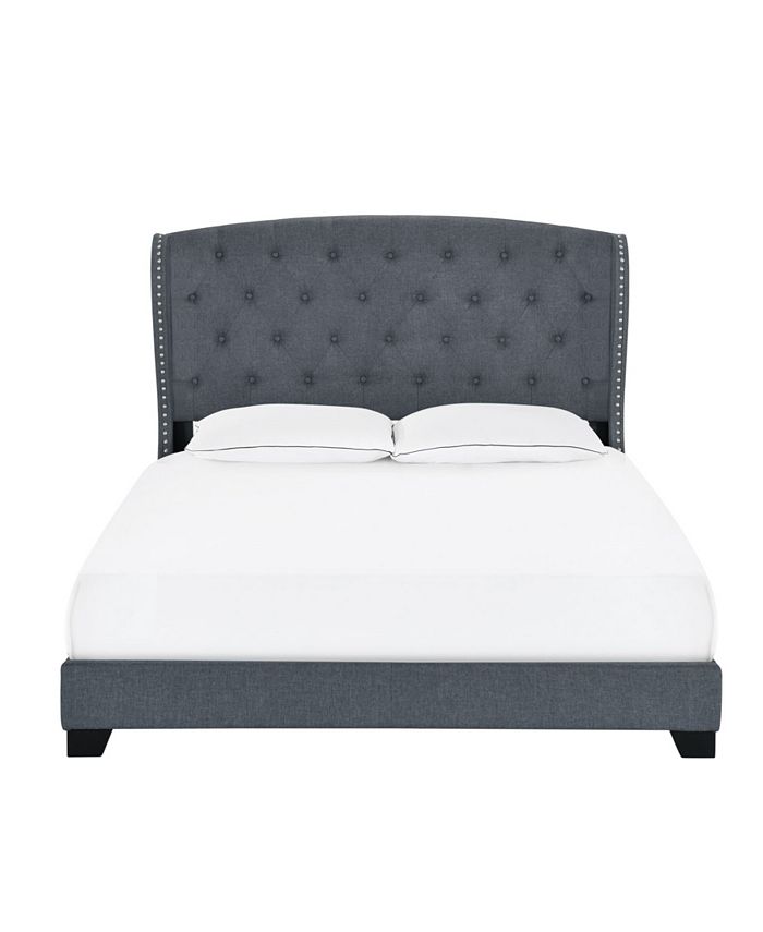 Homefare Tufted Wing Bed, King Macy's