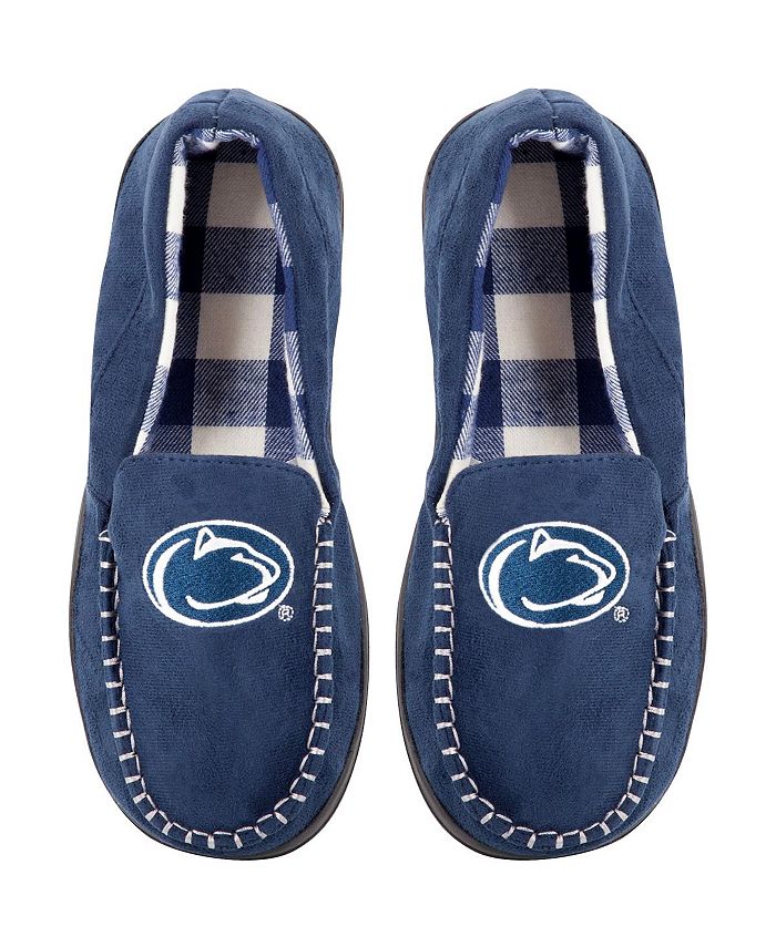 Men's State Nittany Lions Team Logo Flannel Moccasin Slippers - Macy's