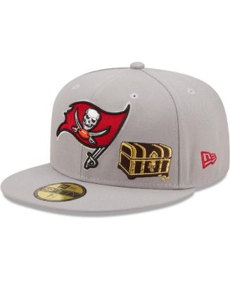 New Era Men's Gray Tampa Bay Buccaneers City Describe 59FIFTY Fitted ...