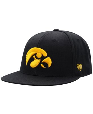 Men's Black Iowa Hawkeyes Team Color Fitted Hat