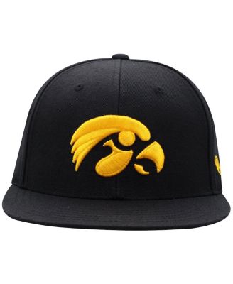 Men's Black Iowa Hawkeyes Team Color Fitted Hat