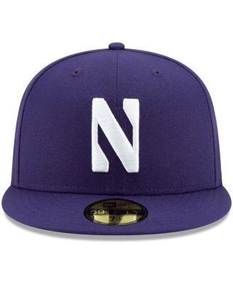 Men's Purple Northwestern Wildcats Primary Team Logo Basic 59FIFTY Fitted Hat