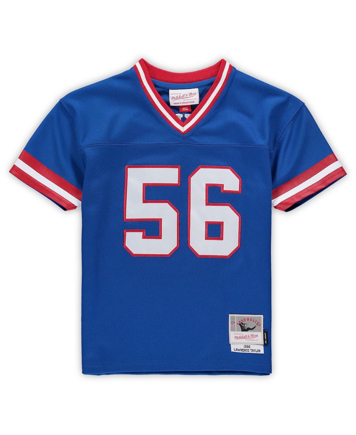 Preschool Boys and Girls Mitchell & Ness Lawrence TaylorNew York Giants Retired Legacy Jersey - Royal