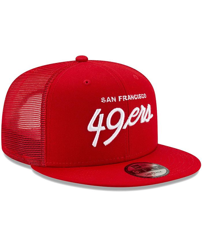 San Francisco 49ers New Era Bar Trucker 9FIFTY Snapback Hat - Black