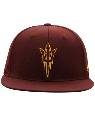 Men's Maroon Arizona State Sun Devils Team Color Fitted Hat