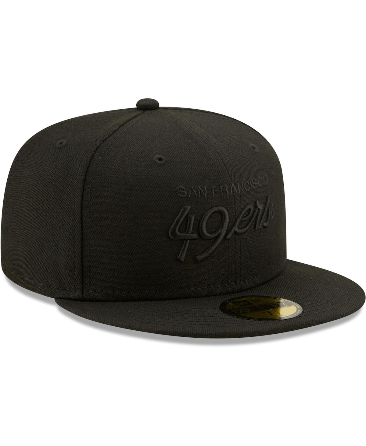 Men's New Era San Francisco 49ersonAlternate Logo 59FIFTY Fitted Hat - Black