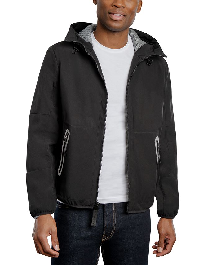 Michael Kors Men's Vegas Regular-Fit Hooded Soft Shell Jacket - Macy's
