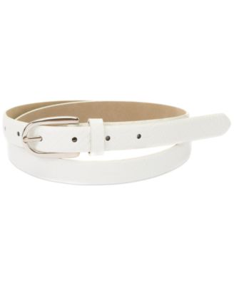 2-Pk Snake & Solid Belt, Created for Macy's
