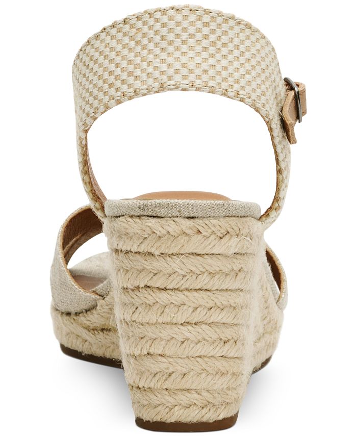 Lucky Brand Women's Maeylee Espadrille Wedge Sandals - Macy's