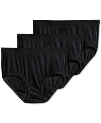 Elance Breathe Brief 3 Pack Underwear 1542, Extended Sizes